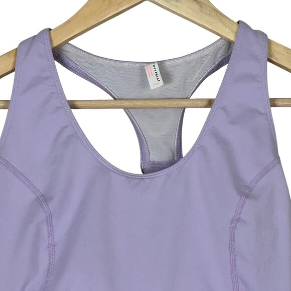 Free People Lightning Synergy Crop Bra Top Womens M Purple Strappy Athleisure - Picture 3 of 8